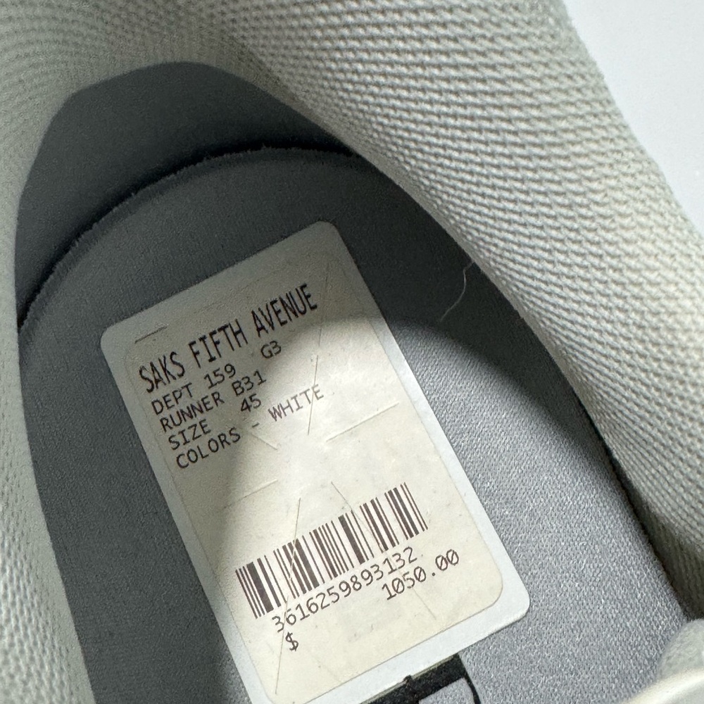 Dior B31 Runner Sneakers White Grey Men’s EU 45/US 12 - Picture 5 of 10